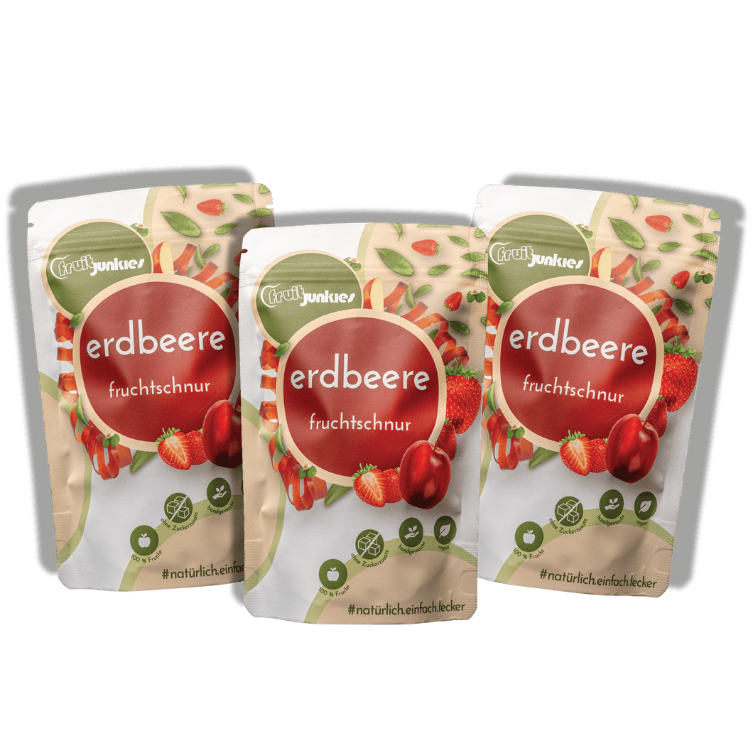 Erdbeer-Überdosis - 3 x 80 g