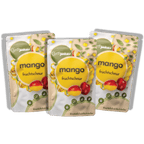 Das fruitjunkies Bundle 80g Tüten bestehend aus 3 mal Mango - Mango Überdosis