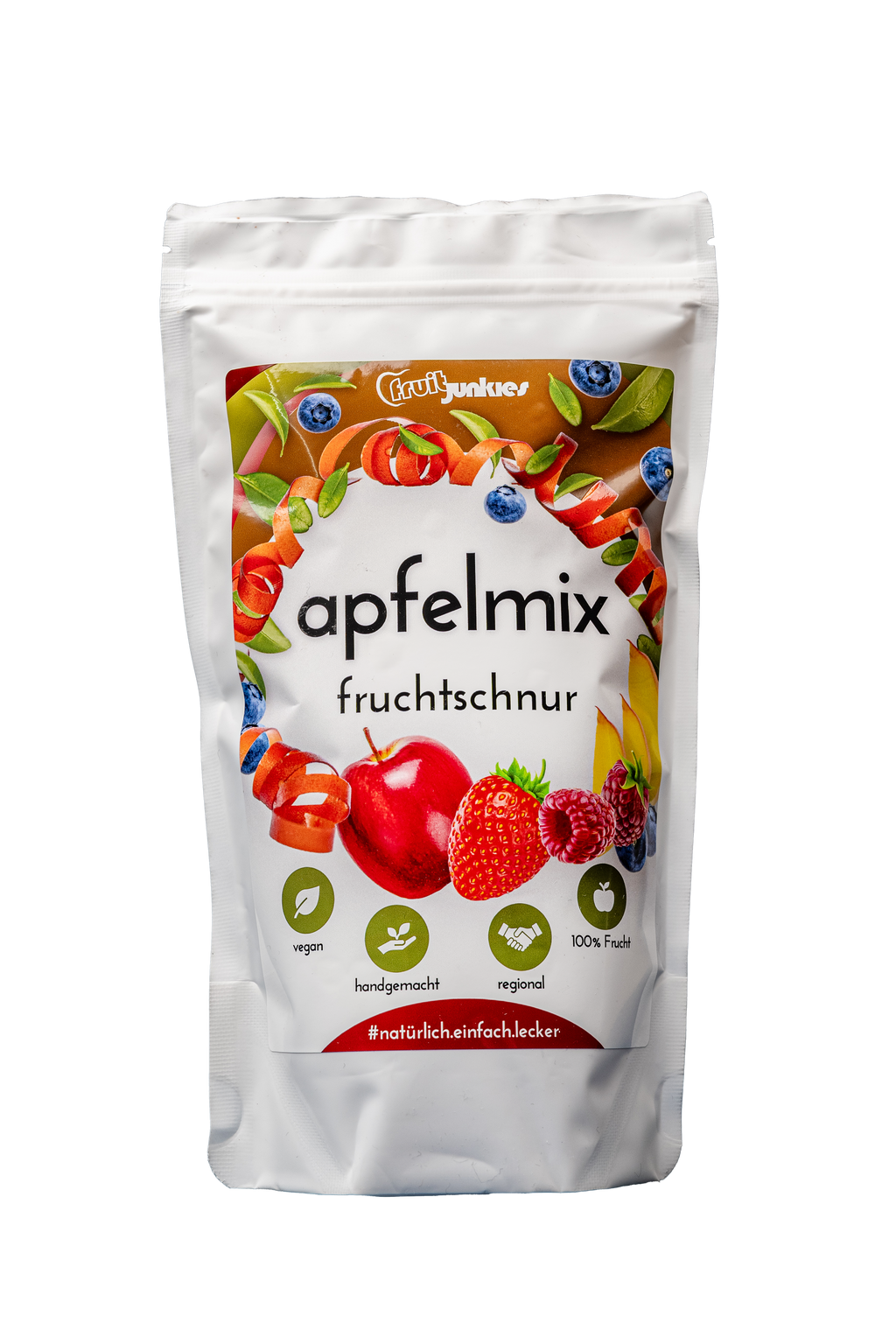 apfelmix 80g Tüte Fruchtschnur Vorderseite