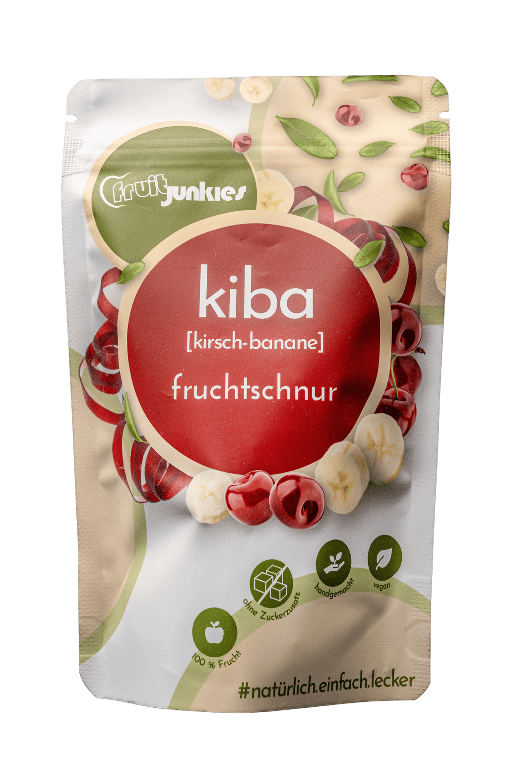 Fruchtschnur KiBa 80g Tüte Vorderseite