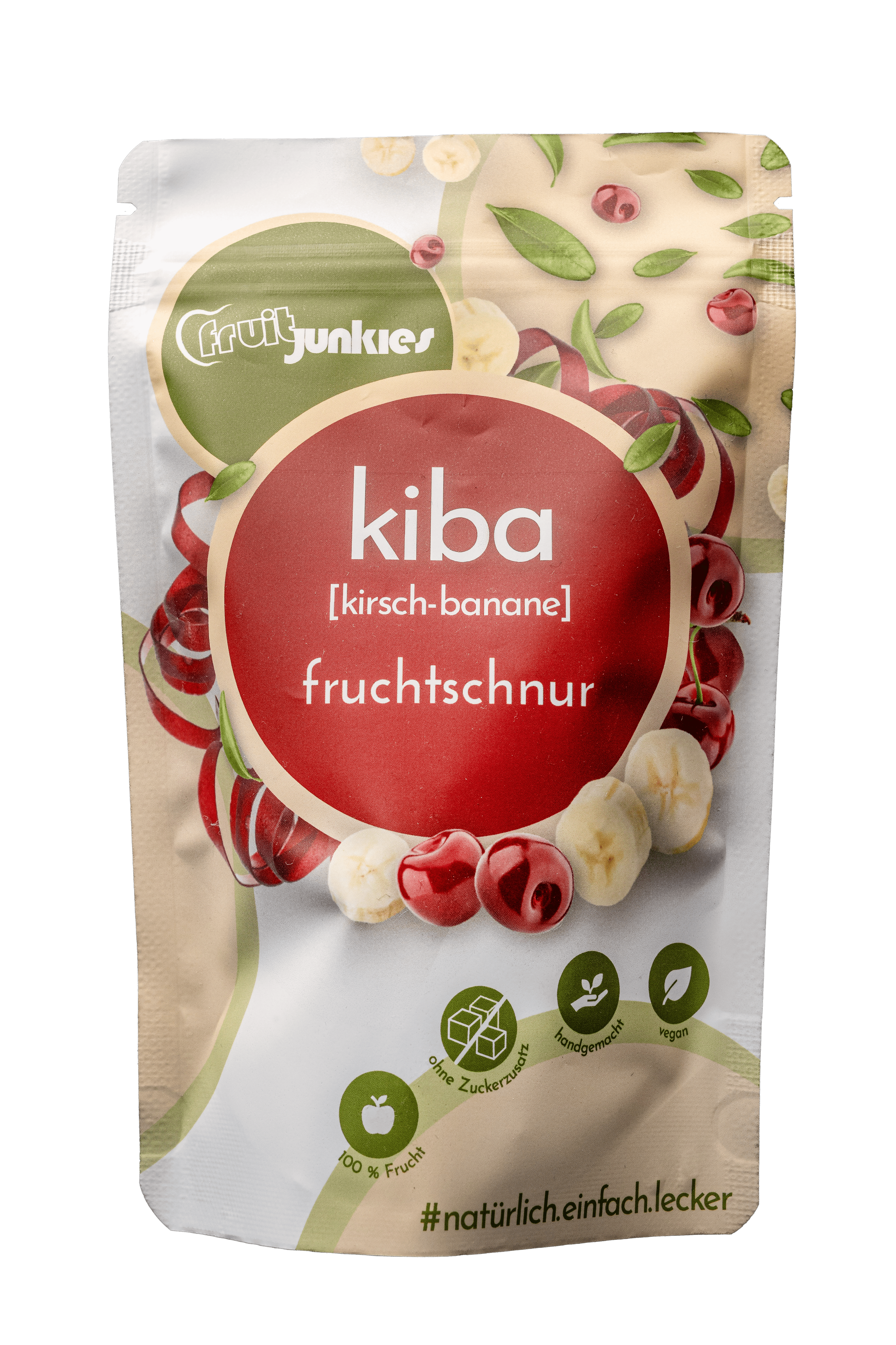 Fruchtschnur KiBa 80g Tüte Vorderseite