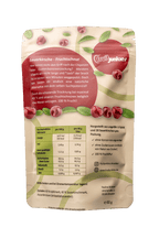 Fruchtschnur Sauerkirsche 80g Tüte Rückseite