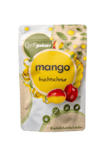 Fruchtschnur Mango 80g Tüte Vorderseite
