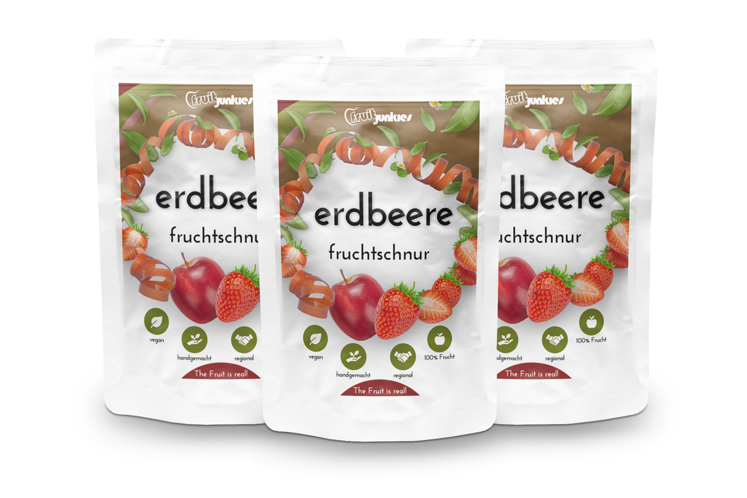 Erdbeer-Überdosis - 3 x 80 g